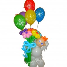 Букет з кульок Ангелятко Букет з кульок Ангелятко